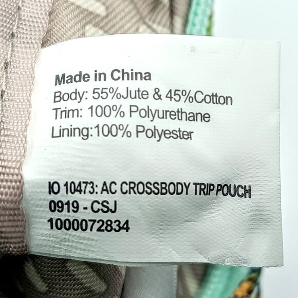 Sakroots Multicolor Jute Cotton Wristlet & Card Holder - Picture 7 of 7